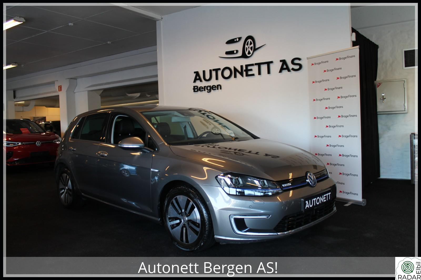 VOLKSWAGEN GOLF e-Golf,EU-OK til Mars 2028!Skinn,Kam,Mørke Ruter,Keyles