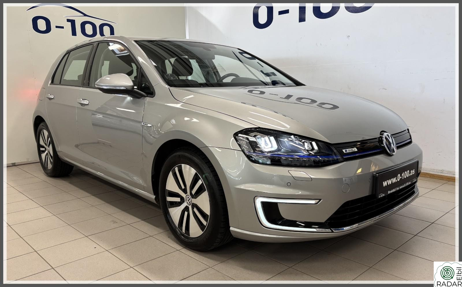 VOLKSWAGEN GOLF e-Golf/AUTOMAT/116 hk/KUN 45200 km/1 eier/Ny EU