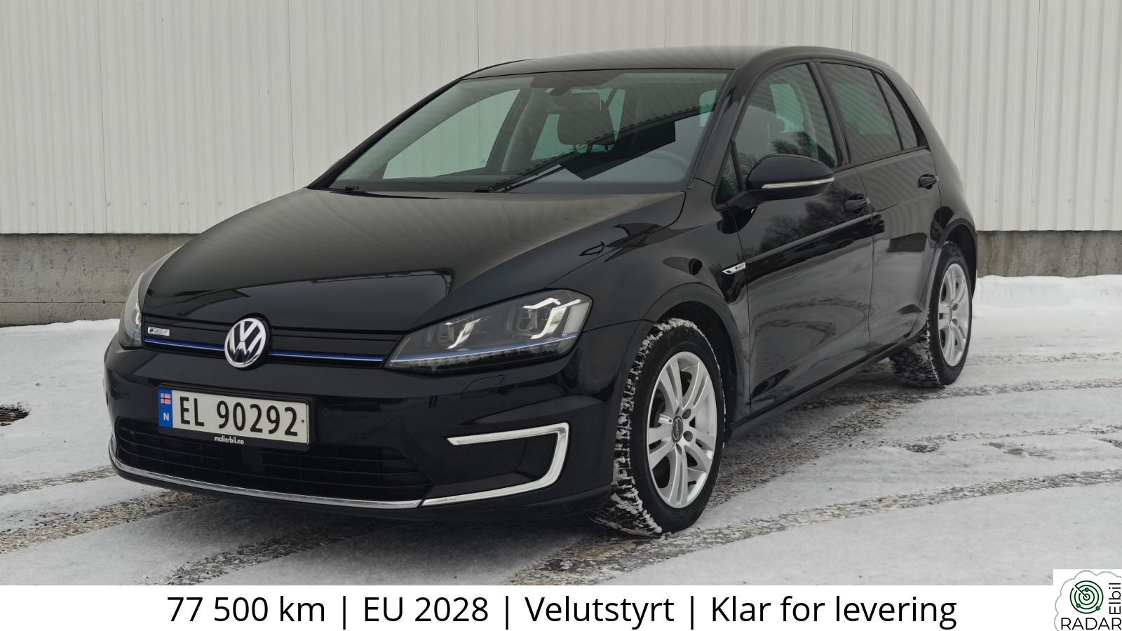VOLKSWAGEN GOLF 77 500 km | EU 2028 | Velutstyrt | Klar for levering