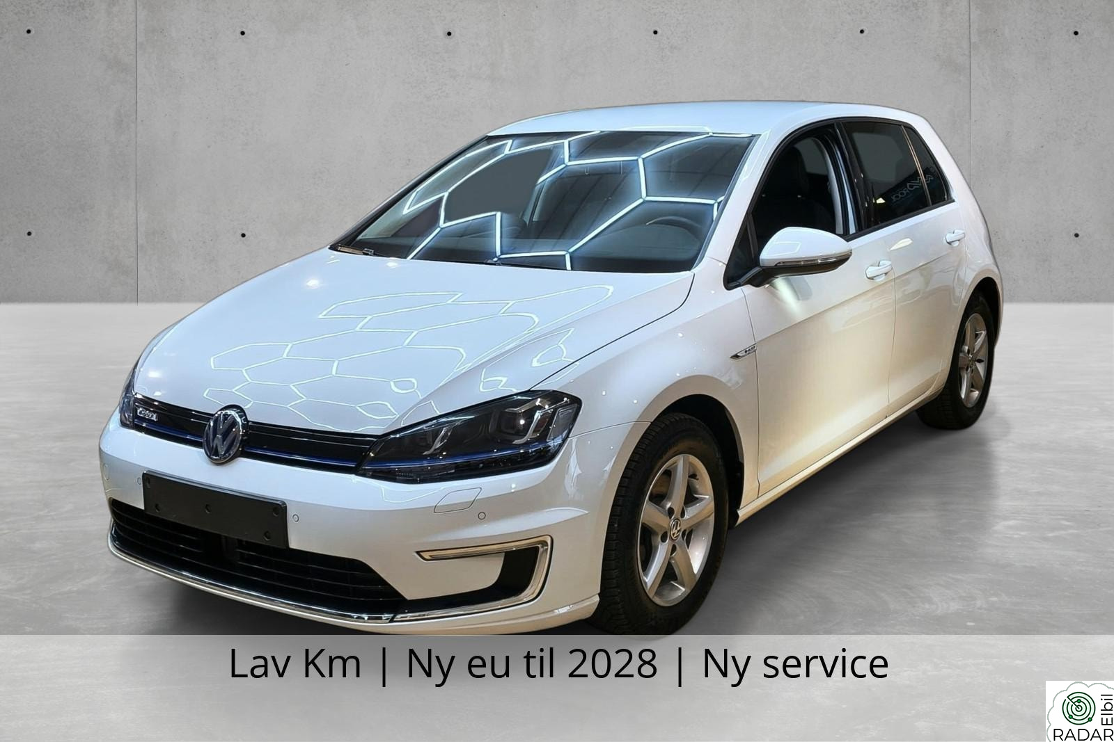 VOLKSWAGEN GOLF E|2016Mod|Eu til 02.2028|Lav Km|R.Kam|Skinn|Key Les