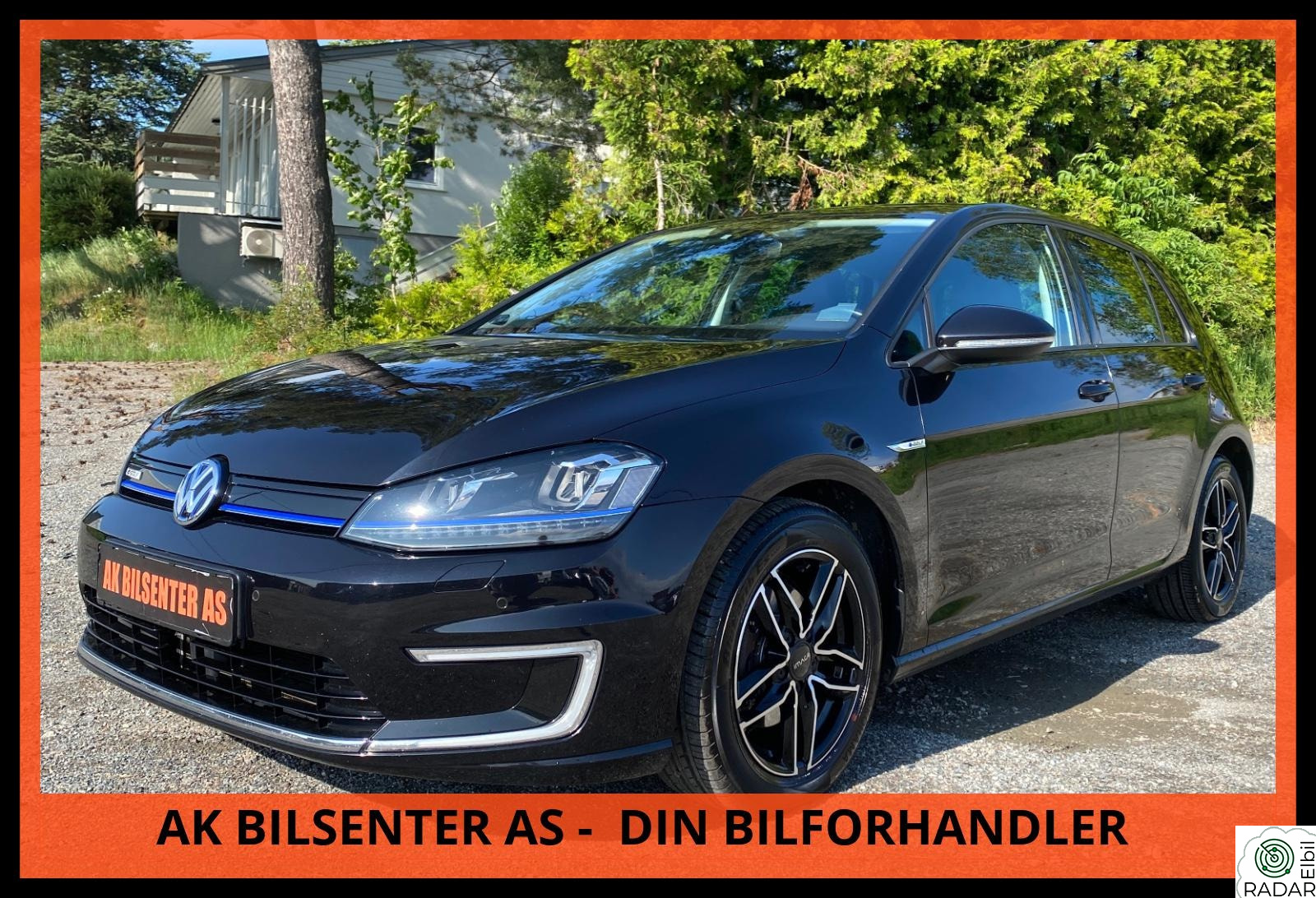 VOLKSWAGEN GOLF E-Golf, SKINN, RYGGEKAMERA, LAV KM-STAND