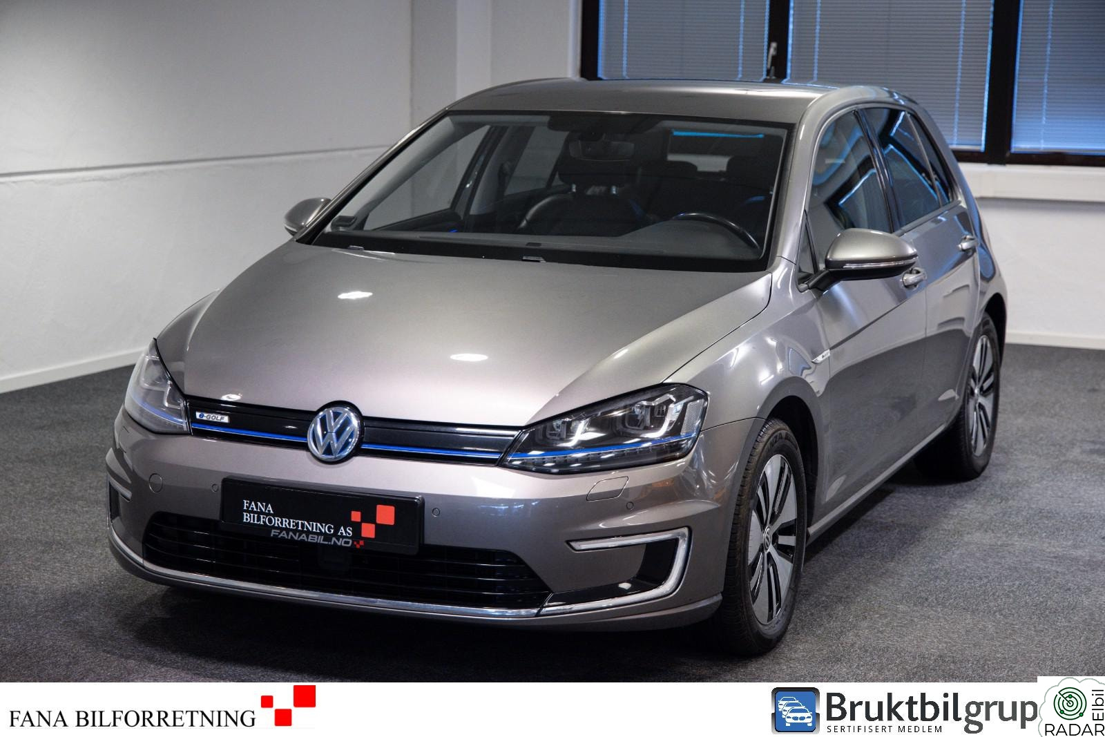VOLKSWAGEN GOLF e-Golf 115hk/Skinn/ACC/Keyless/Varmepumpe/R.Kamera/Navi