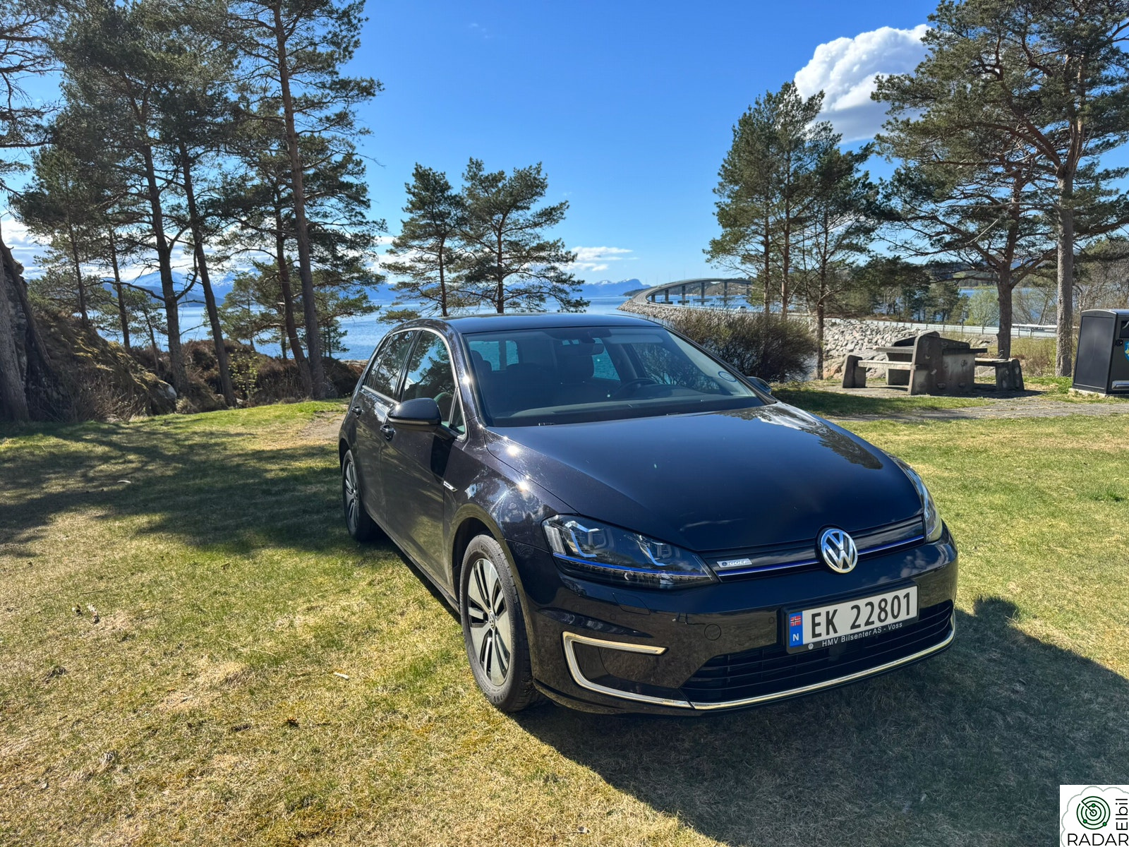 VOLKSWAGEN GOLF El. 190. Varmepumpe. Lav km.