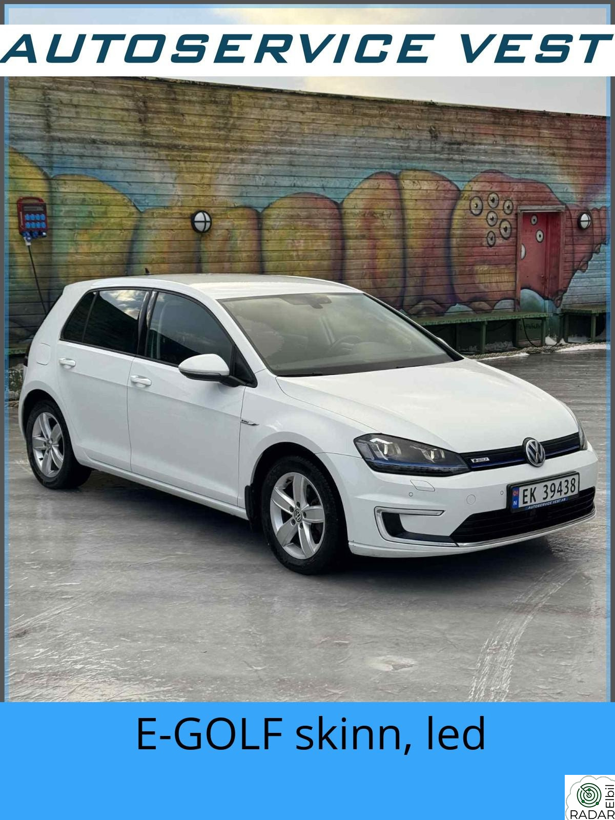 VOLKSWAGEN GOLF E-GOLF skinn, led