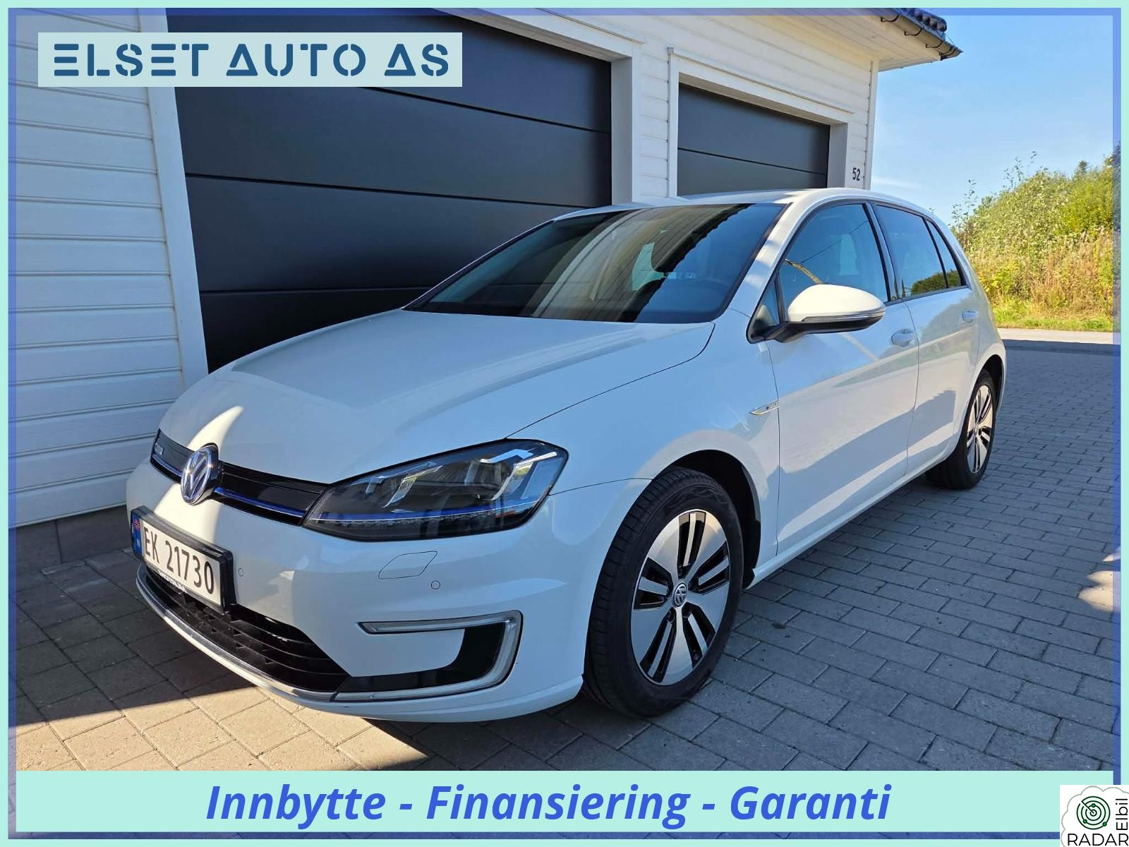 VOLKSWAGEN GOLF VW e-Golf 2017 | 78 000 km | Ny service | EU 2 år
