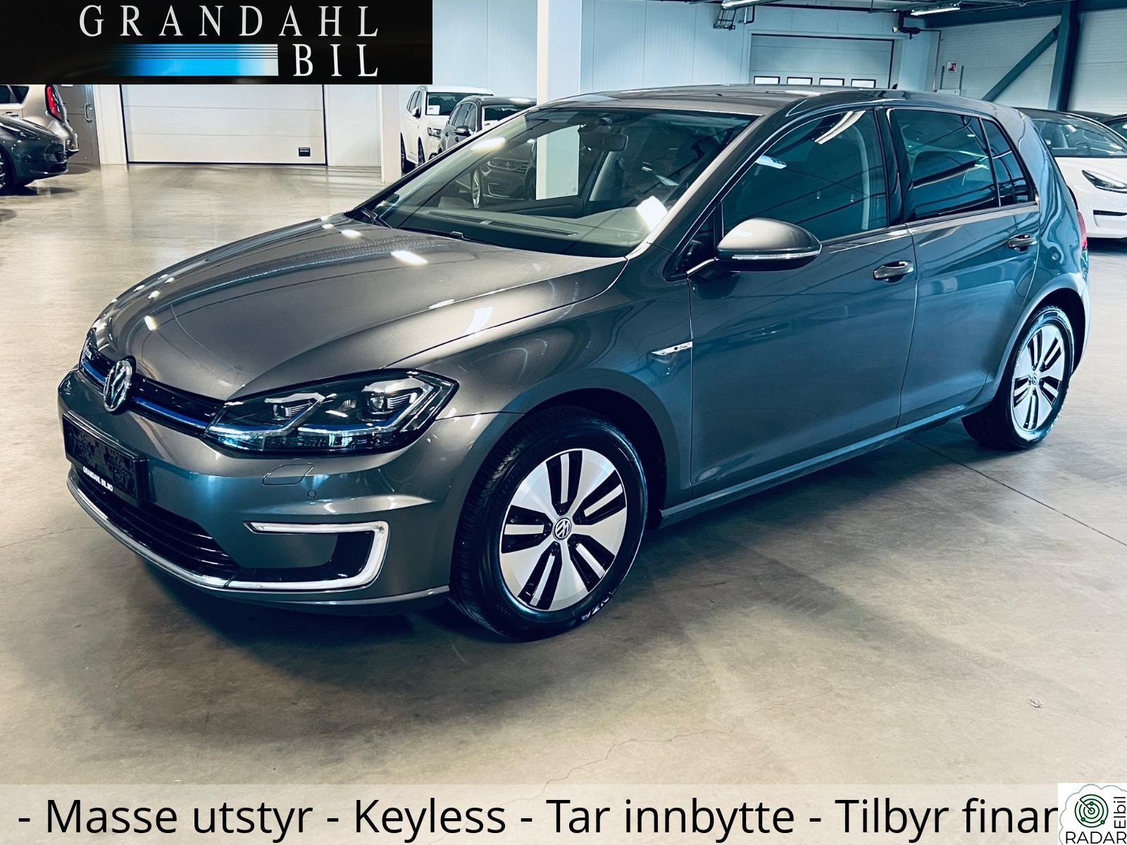 VOLKSWAGEN GOLF EV - 136 HK - Keyless - Ryggek. - Active Info D +++