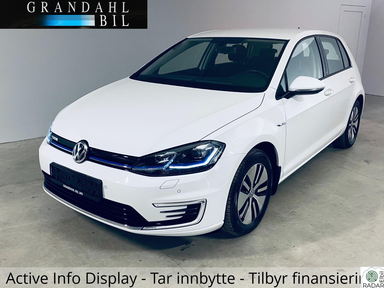 VOLKSWAGEN GOLF EV - 300KM - 136HK - Active Info - ACC . - Varmepumpe