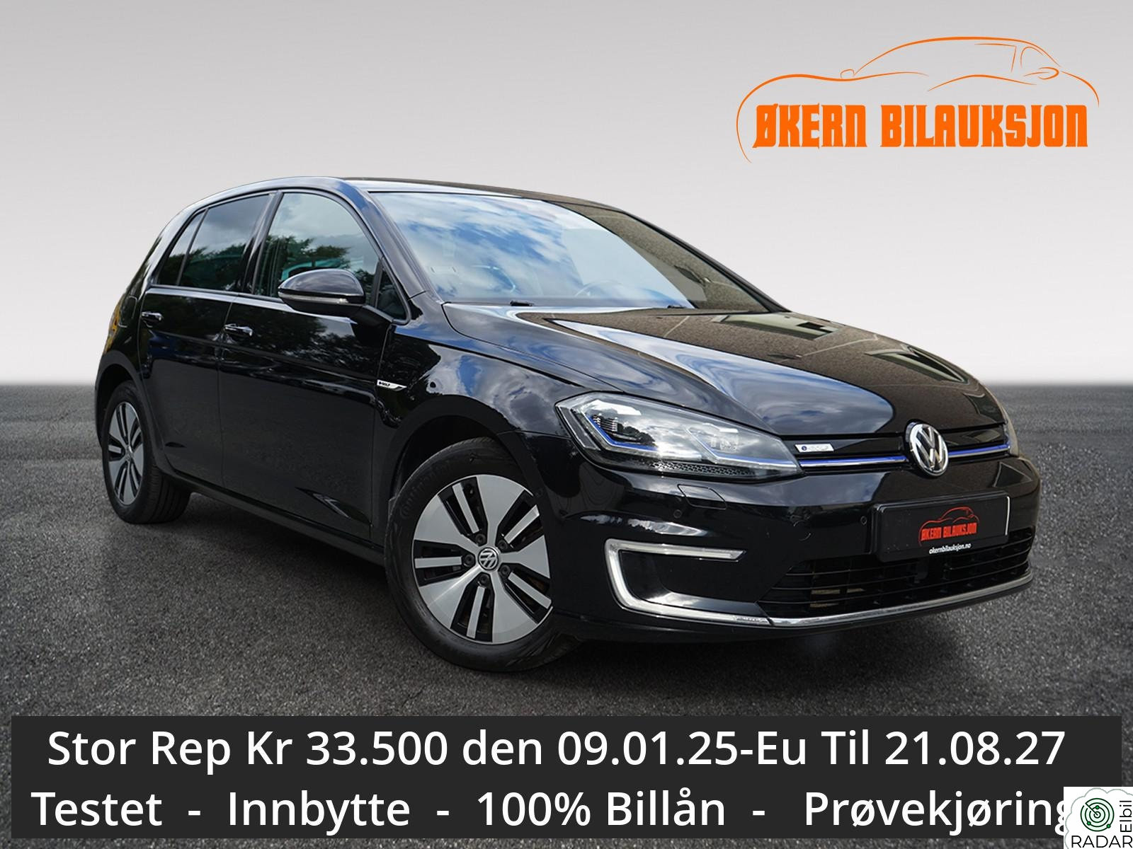 VOLKSWAGEN GOLF e-Golf EXLUSIVE-PARKERINGSASSISTENT-SKINN-KAMRA-NAVI