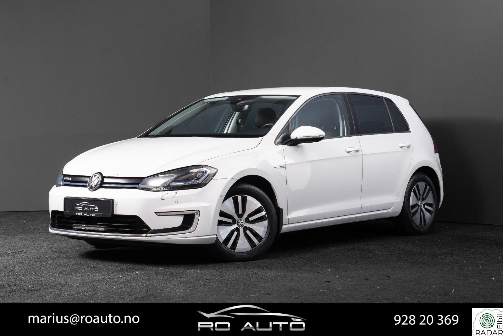VOLKSWAGEN GOLF E-GOLF - Skinn/ACC/ Ryggekamera/ CCS++