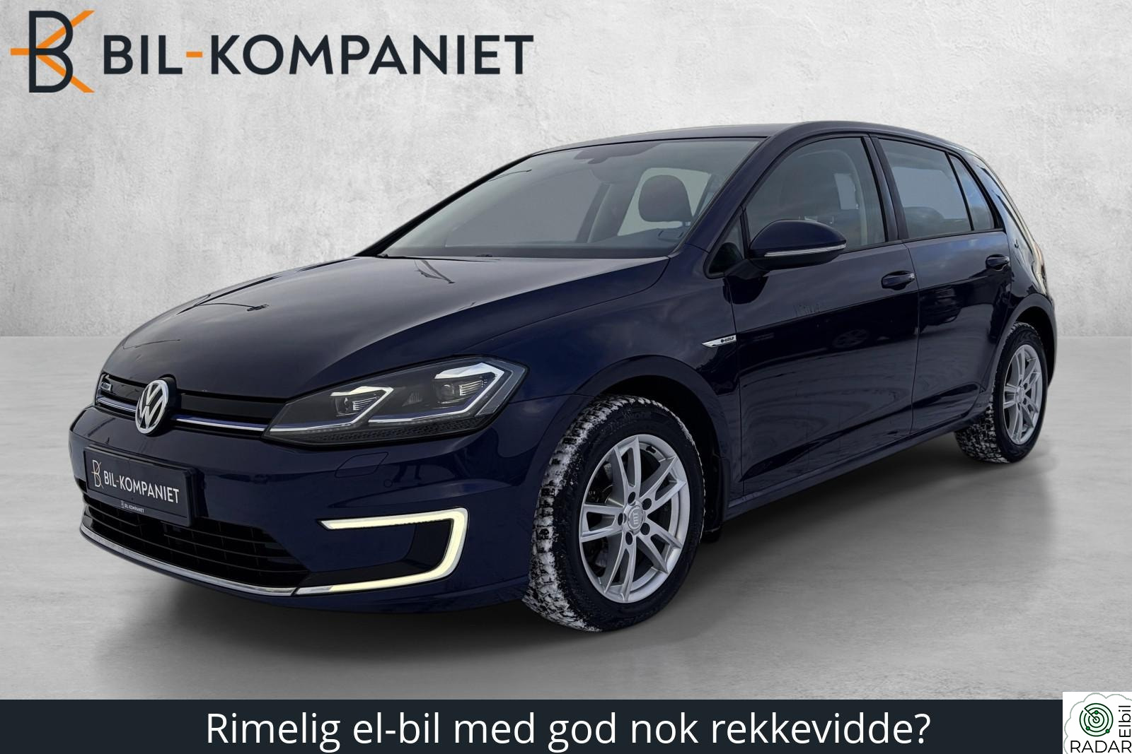 VOLKSWAGEN GOLF e-Golf 136hk | Kamera | Norsk | EU 02/28