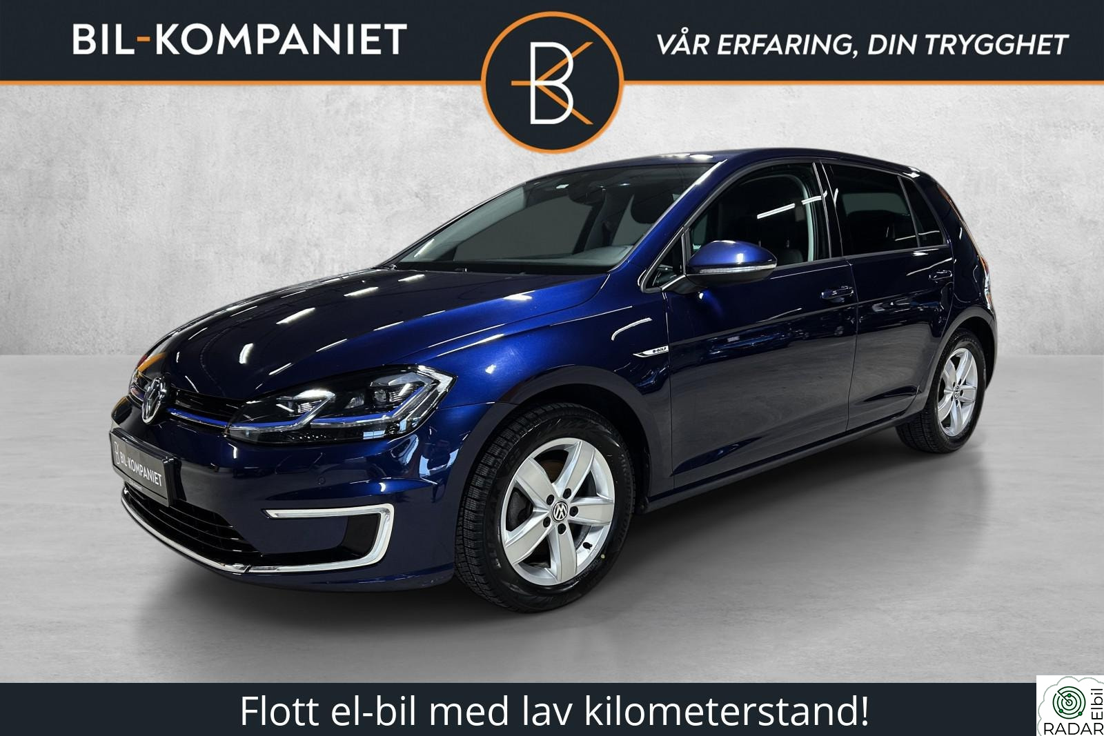 VOLKSWAGEN GOLF e-Golf 136hk | Kamera | Norsk | EU 02/27
