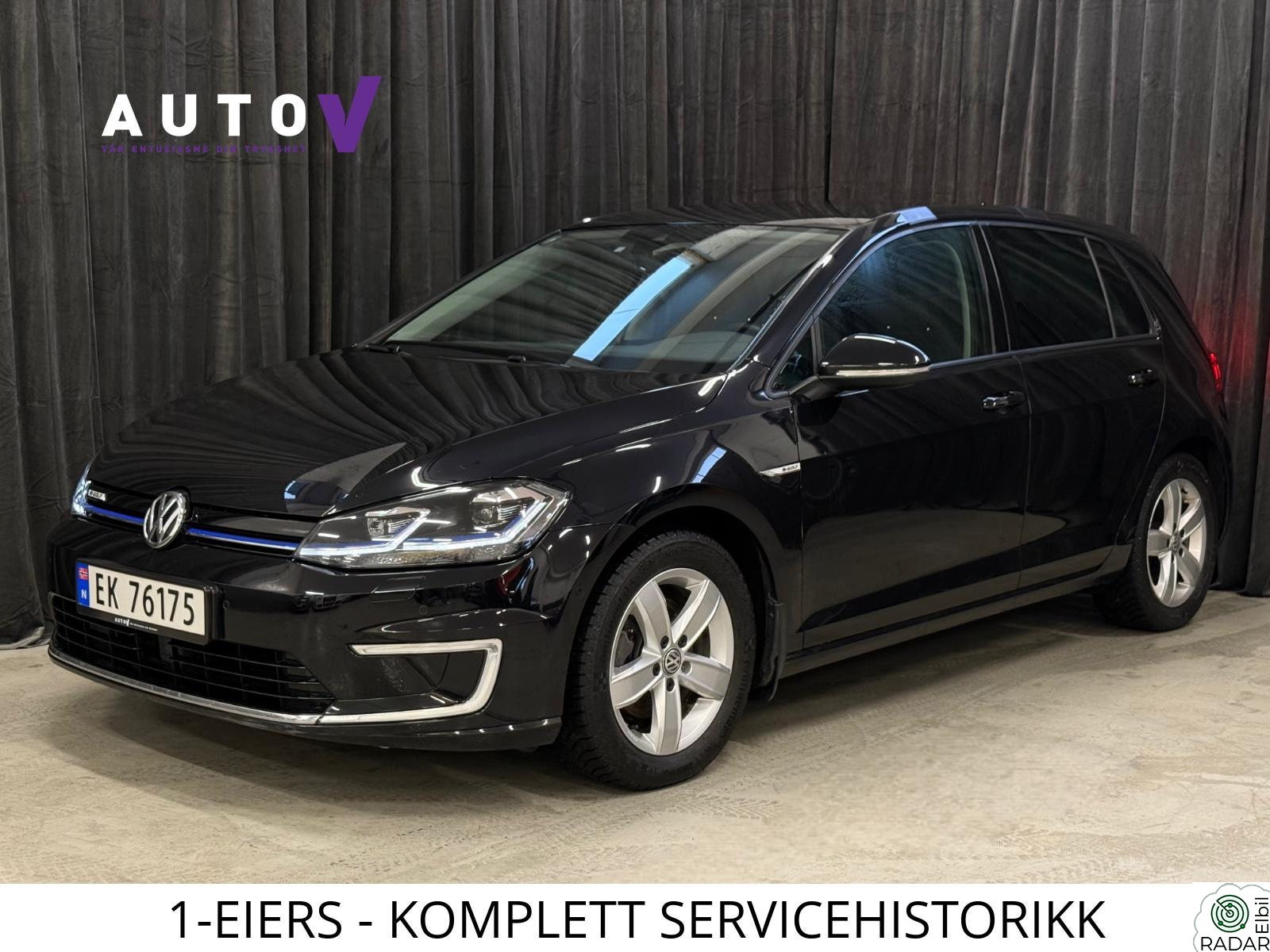 VOLKSWAGEN GOLF E 136HK Skinn/Digital/ACC/BeamAssist/GODT UTSTYRT!