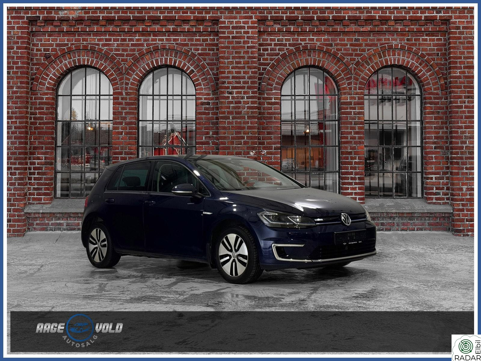 VOLKSWAGEN GOLF eGolf Skinnseter Varmepumpe Garanti