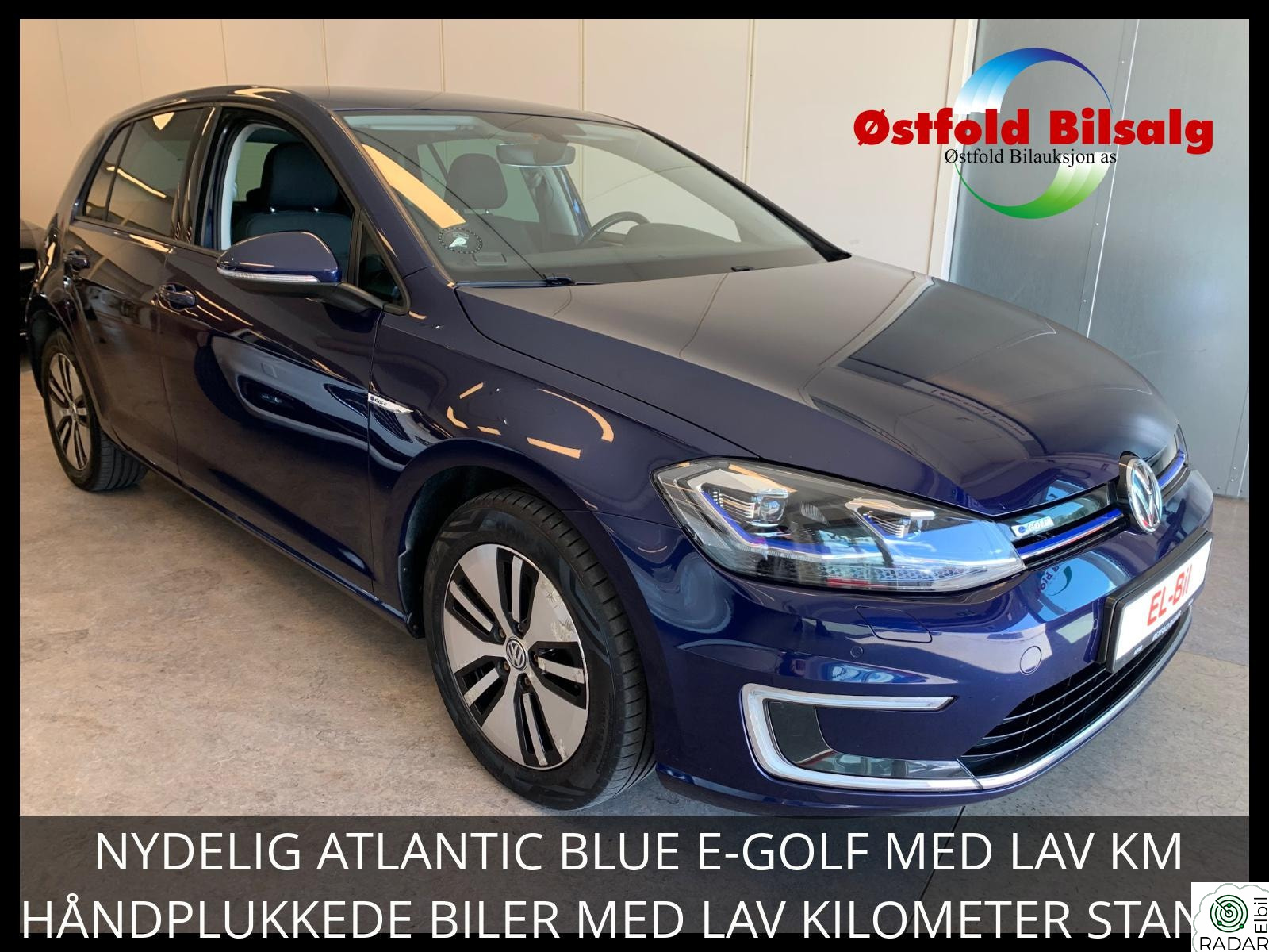 VOLKSWAGEN GOLF E-GOLF 136HK AUT ACC BI-XENON KAMERA NAVI-VARME I RUTE-