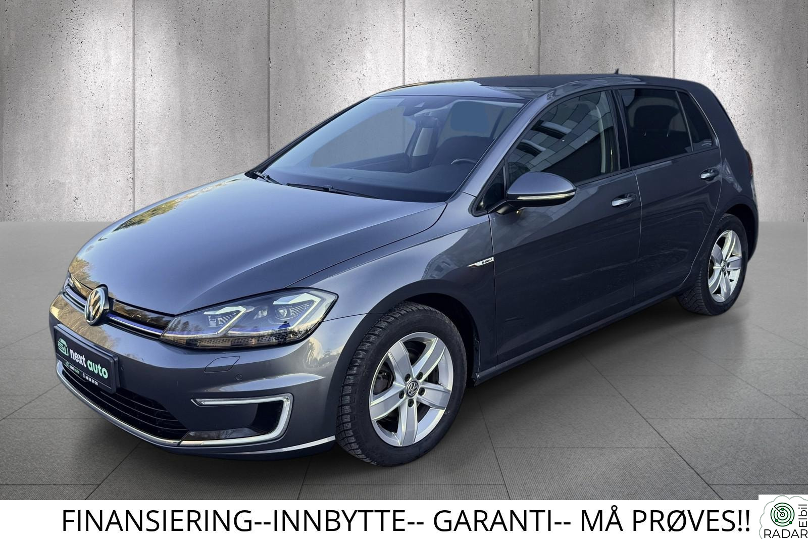 VOLKSWAGEN GOLF 300km/R. Kam./ACC/ NAVI/ Varmepumpe/ NY EU til 2028