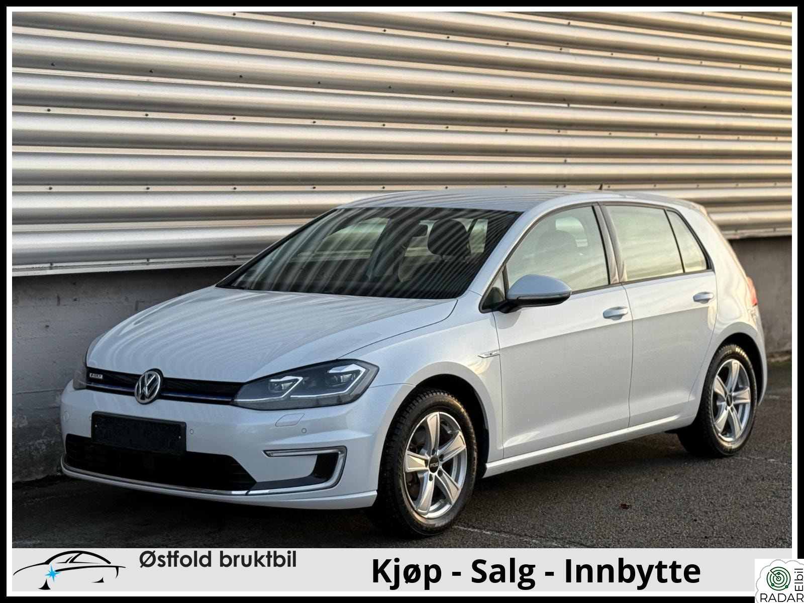 VOLKSWAGEN GOLF E-GOLF 100KW XENON-DAB-NAVI SOLGT NY I NORGE