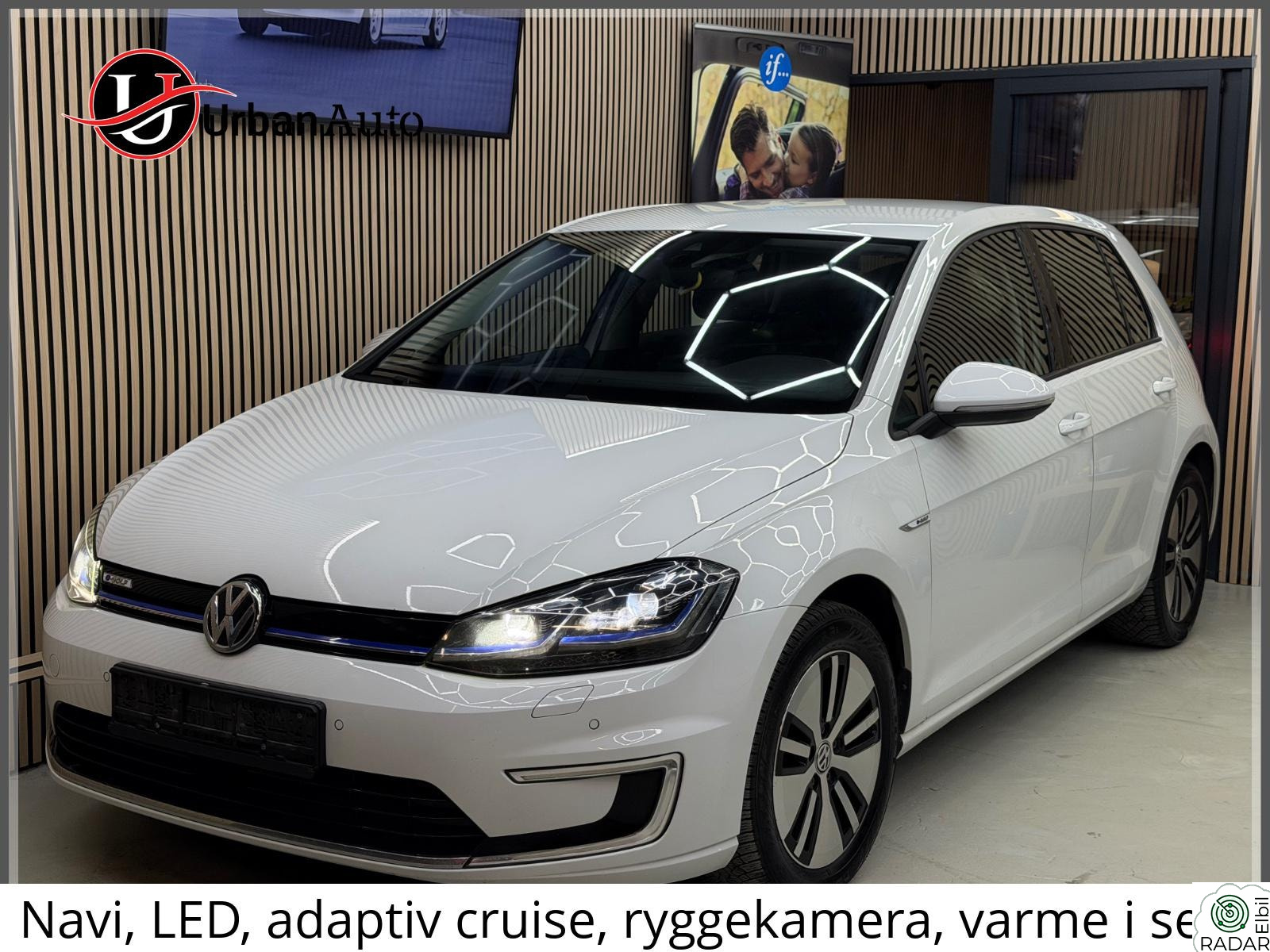 VOLKSWAGEN GOLF Navi, LED, adaptiv cruise, ryggekamera, varme i seter