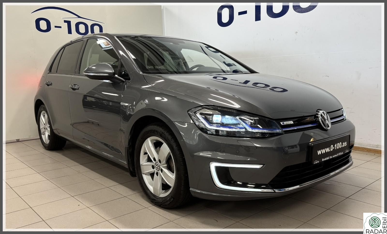 VOLKSWAGEN GOLF e-Golf/136 hk/AUTOMAT/KUN 73100/Topp historikk/EU 01.27