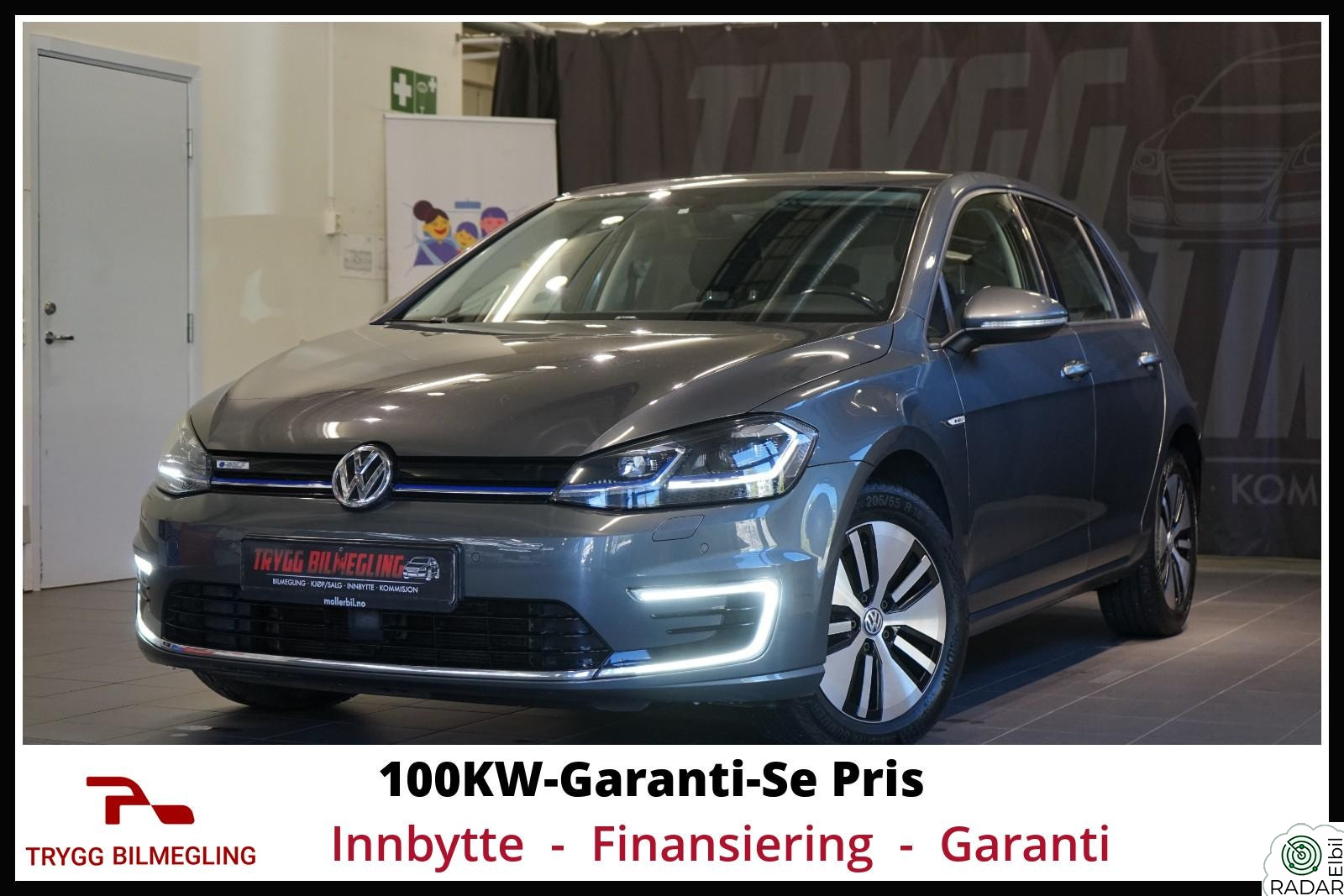 VOLKSWAGEN GOLF 100KW-KLAR FOR LEVERING*GARANTI*SE PRIS*SE DETALJER+++