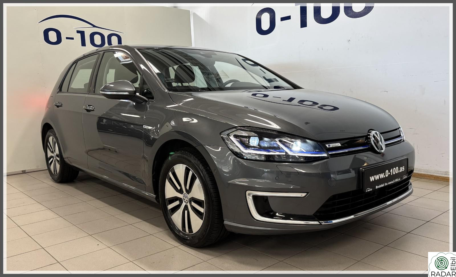 VOLKSWAGEN GOLF e-Golf/300 km/Full historikk/KUN 72100 km/EU 04.27
