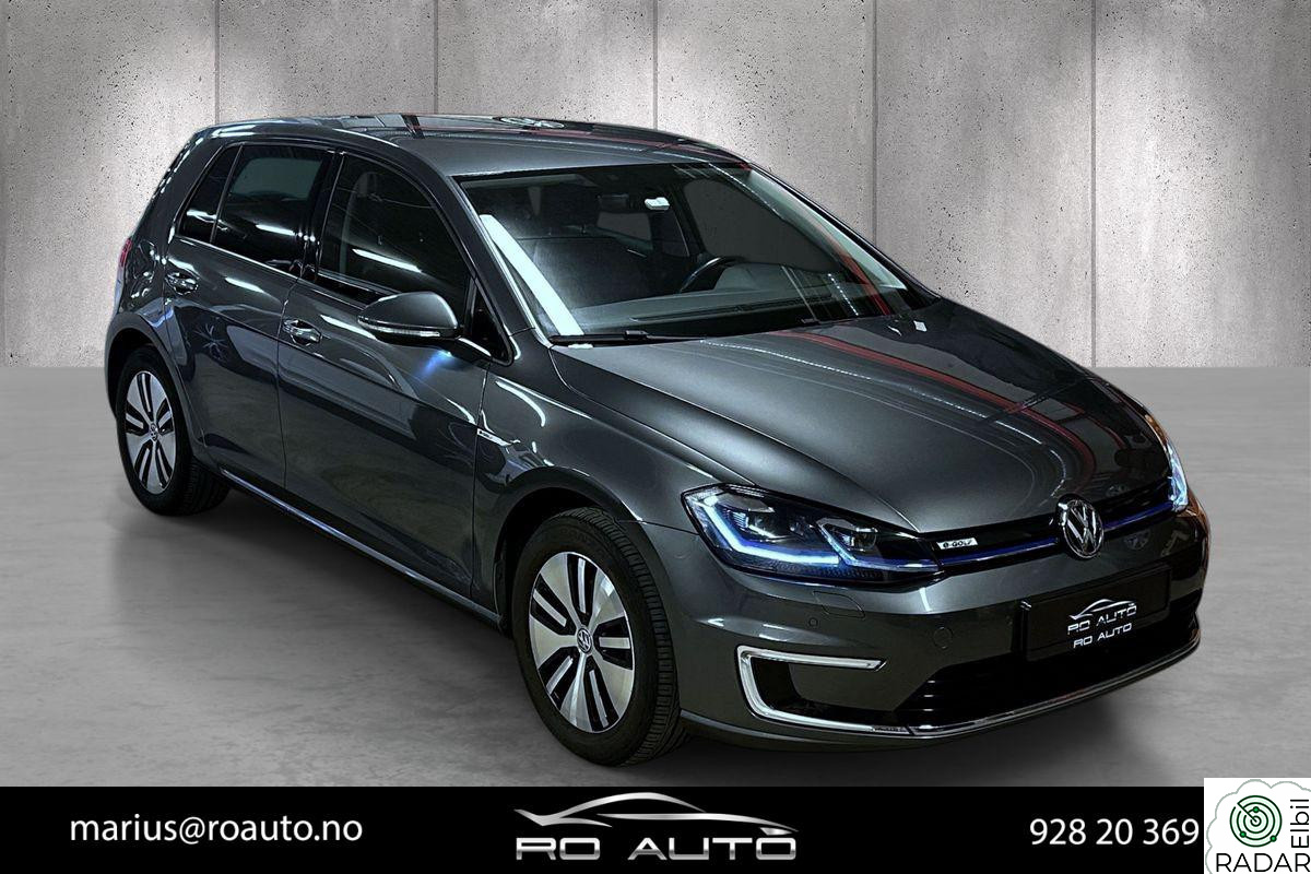VOLKSWAGEN GOLF e-Golf 100kw - 2 eiere/ACC/Varmepumpe++