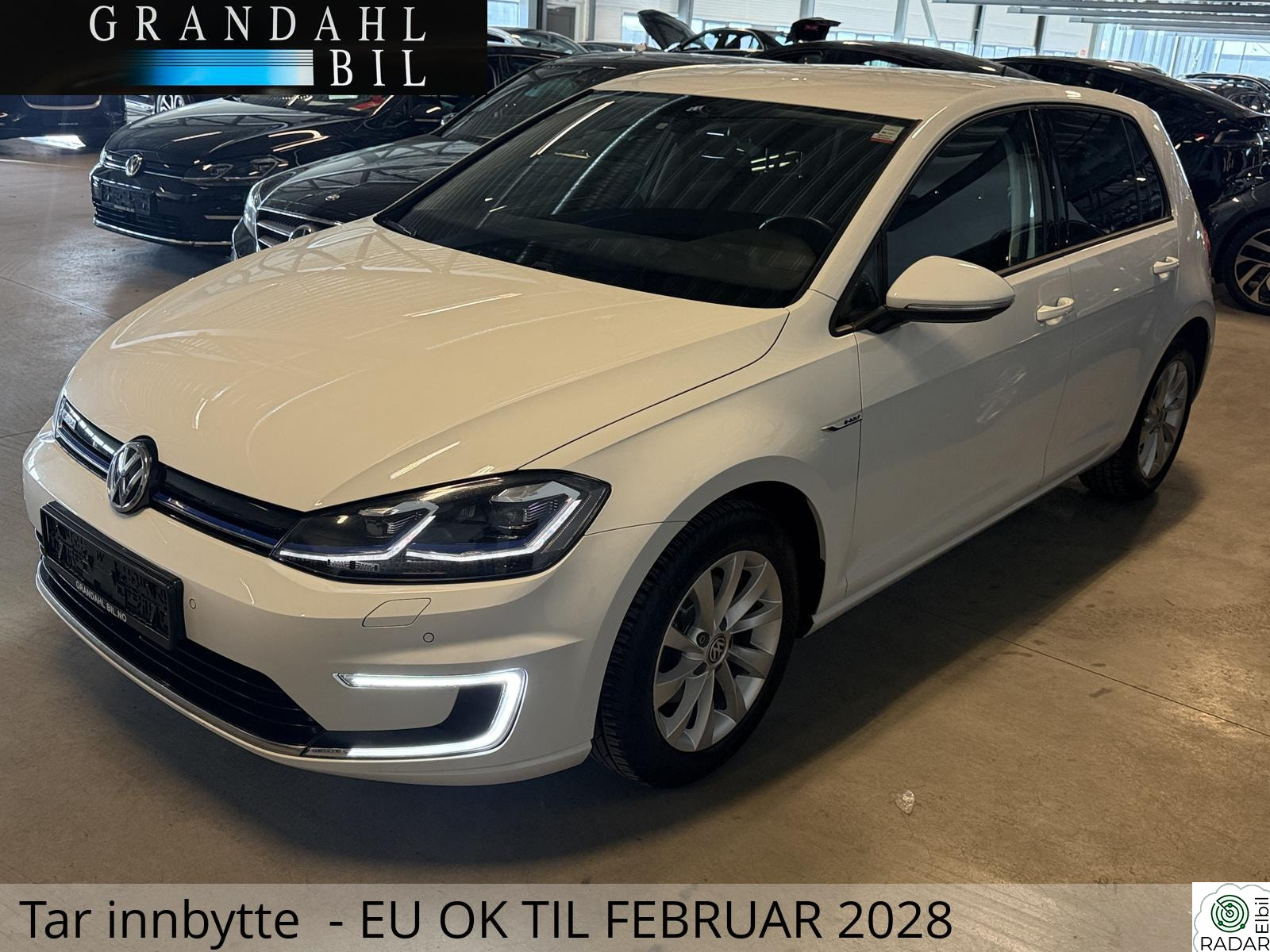 VOLKSWAGEN GOLF E-Golf - 136 HK - V.pumpe - Ryggekamera - Tar innbytte