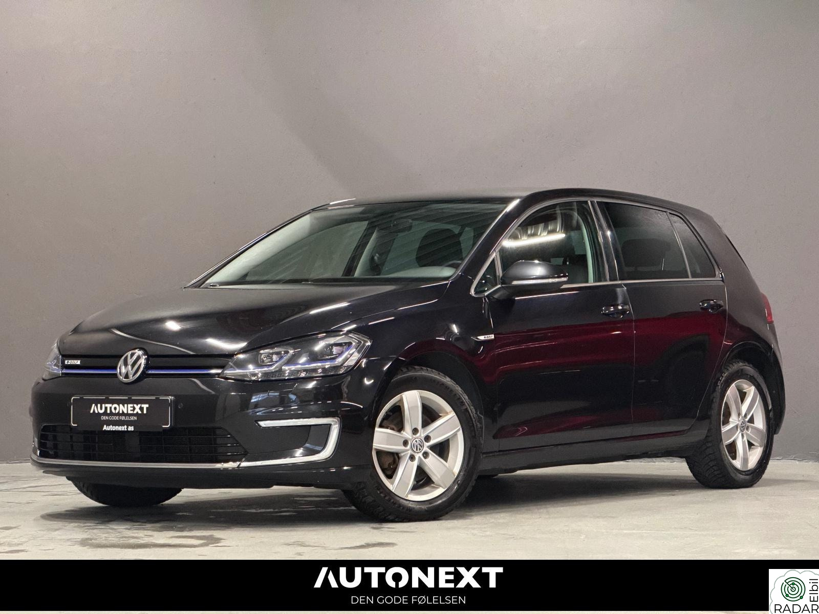 VOLKSWAGEN GOLF E-GOLF 300KM/NORSK/NAVI/RYGGEKAMERA/VARMEPUMPE/OUTLET