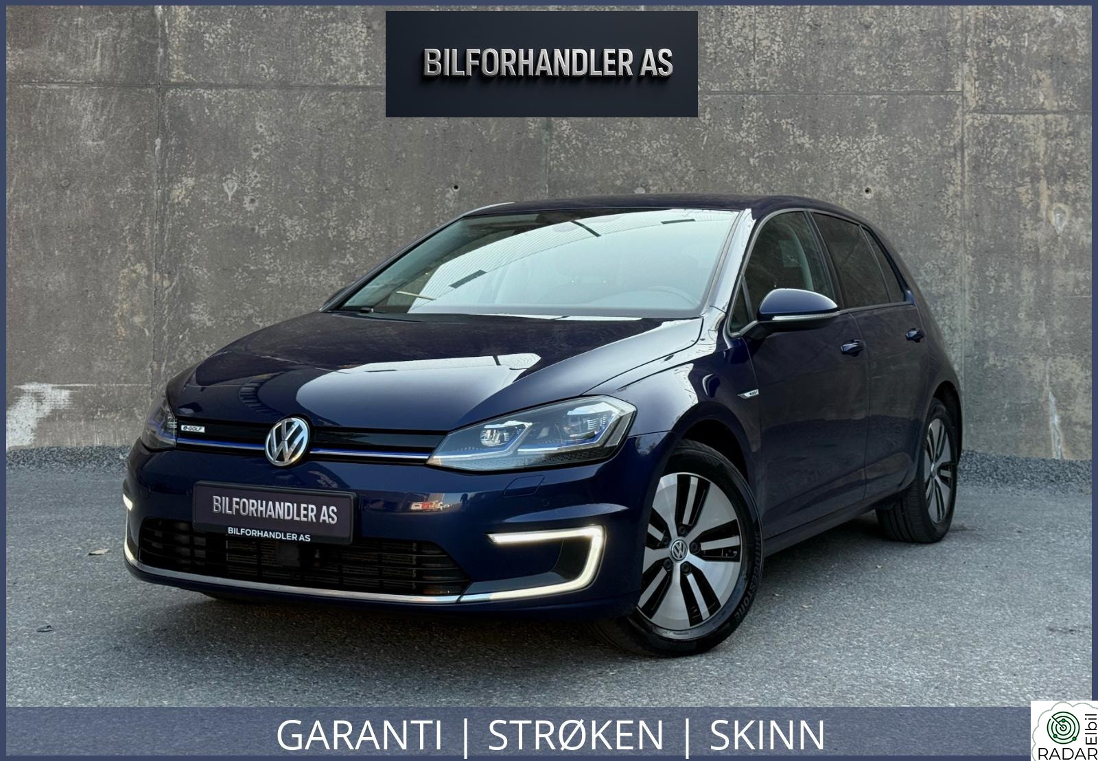 VOLKSWAGEN GOLF GARANTI | STRØKEN | SKINN