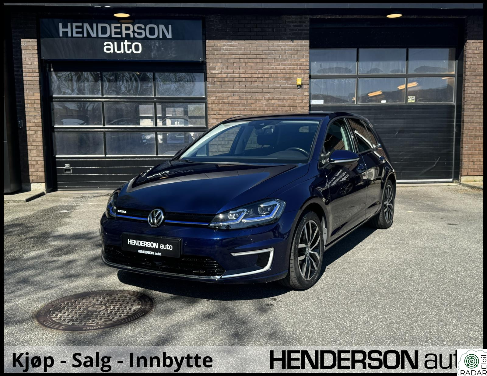VOLKSWAGEN GOLF E-Golf/Navi/Kamera/Lav km!/Ad.cruise/LED/Velholdt!
