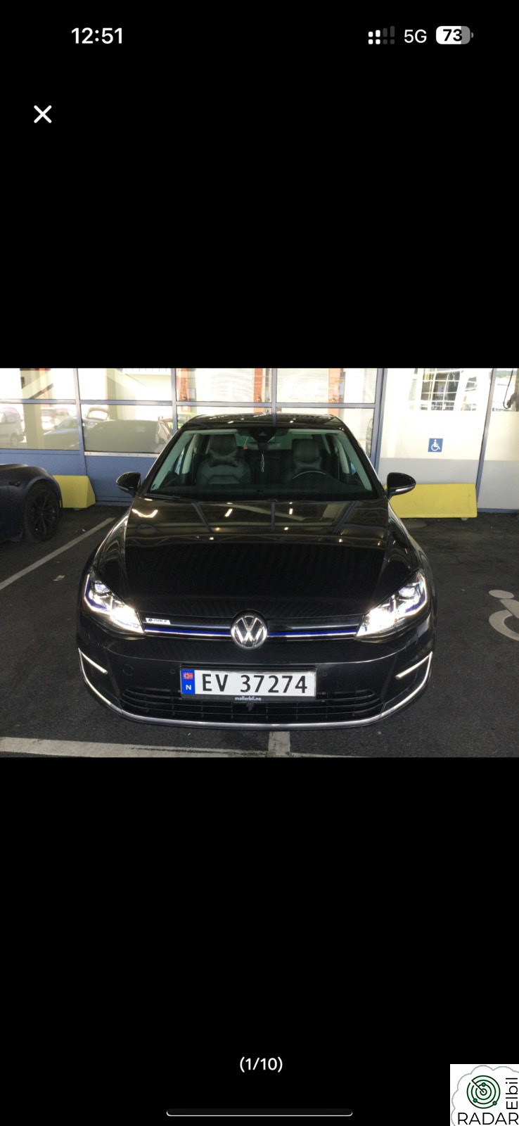 VOLKSWAGEN GOLF VOLKSWAGEN E-GOLF 300KM / ACC / NAVI / RYGGE K / SKINN