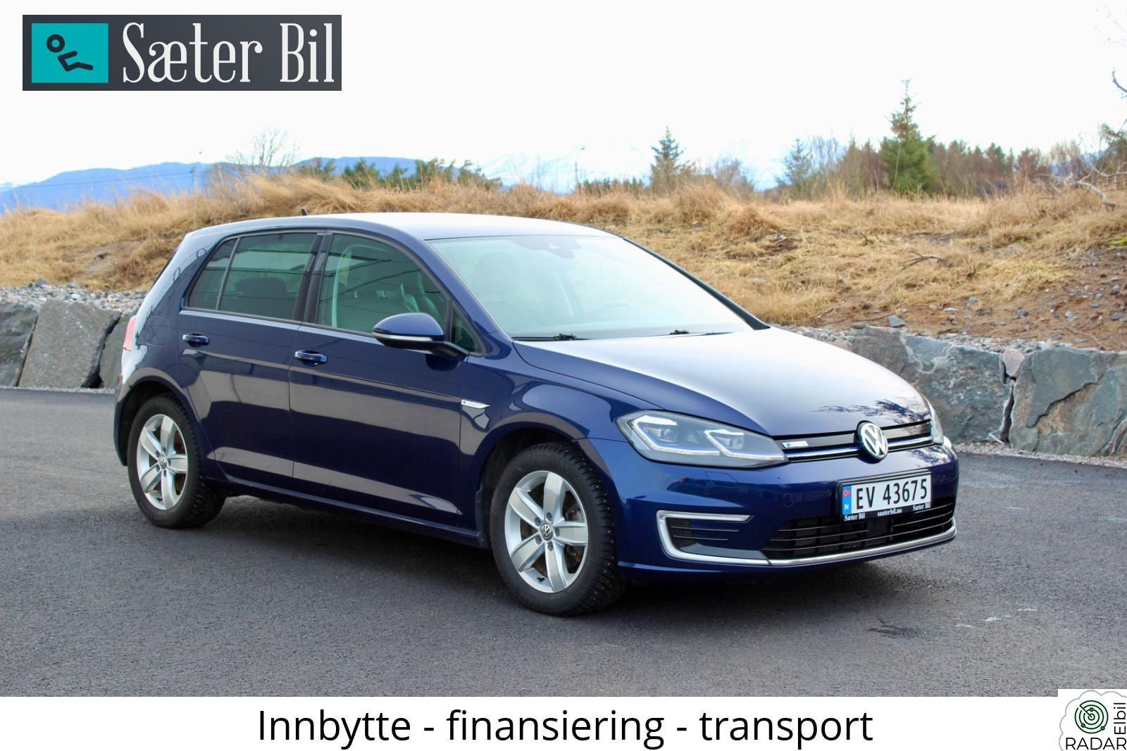 VOLKSWAGEN GOLF Facelift - navi - skinn - ACC - R.kamera - 220km