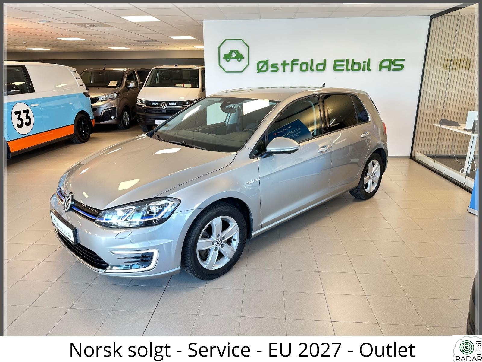 VOLKSWAGEN GOLF VOLKSWAGEN E-GOLF 100KW/ACC /Navi/Rygge Kam/P.sens