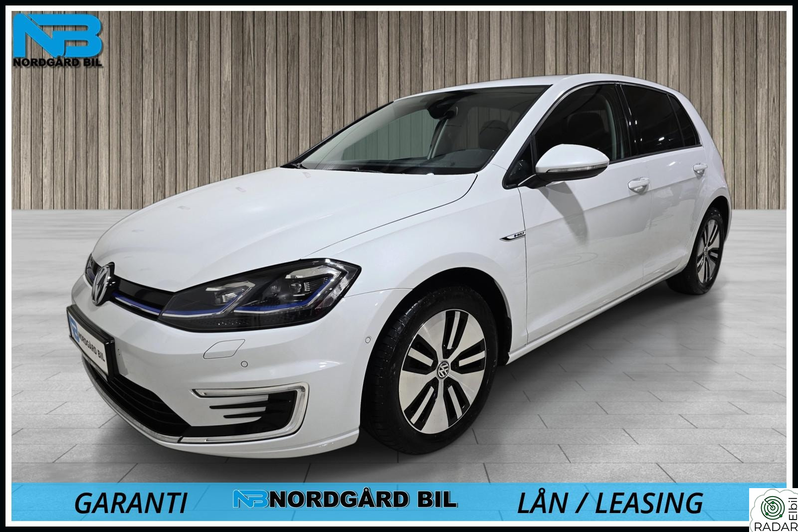 VOLKSWAGEN GOLF E-Golf Exclusive /ACC / Varmepumpe/Navi/LED/Ryggekamera