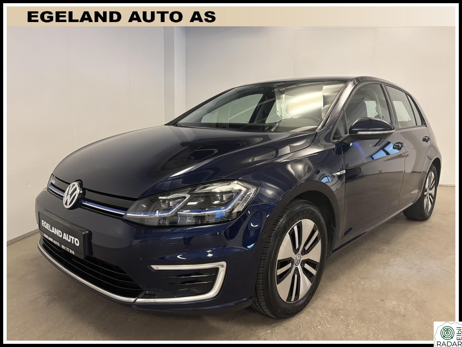 VOLKSWAGEN GOLF e-Golf 136hk R-Kam, Navi, LED, ACC, Carplay, DAB+ ++