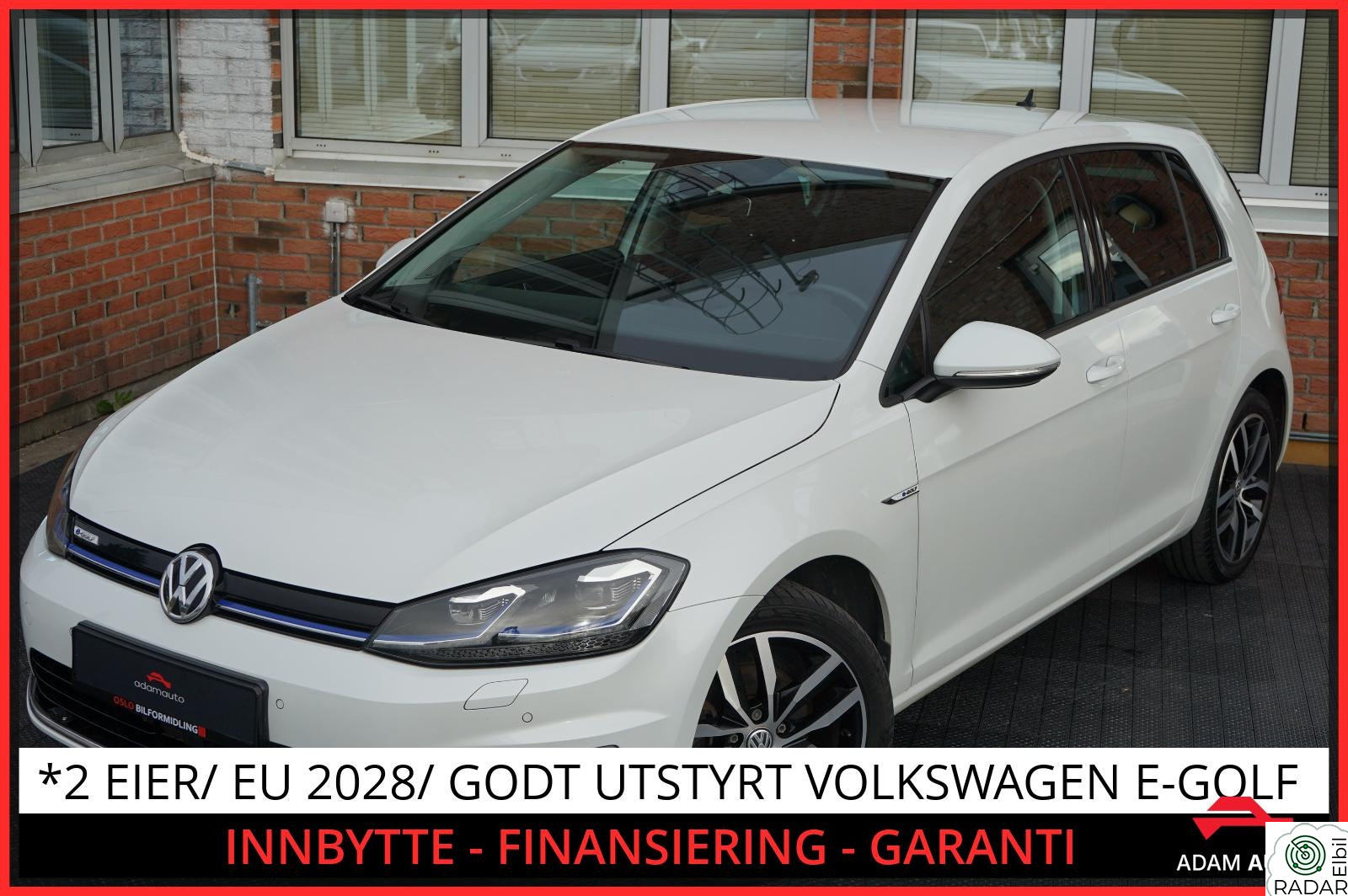 VOLKSWAGEN GOLF 136HK / SKINN / ACC / R.KAM / NAVI / DYNAUDIO / BLINDSP