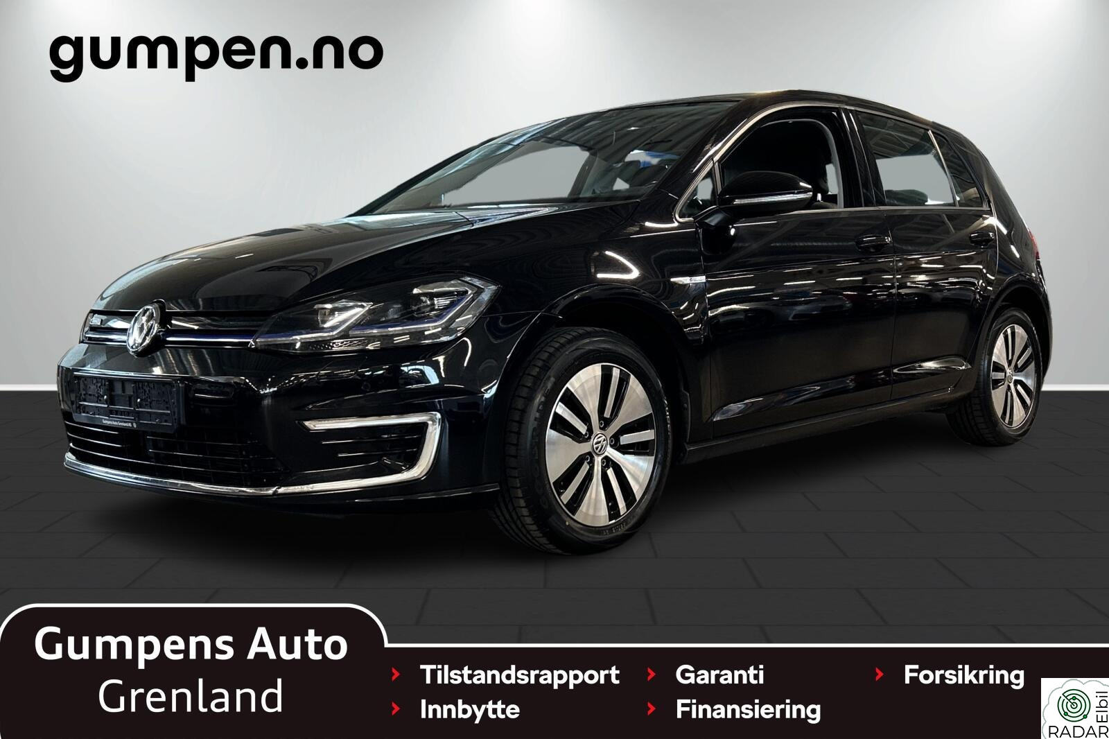 VOLKSWAGEN GOLF E-golf 136 hk Navi/ACC/LED/Park.sensorer/Keyless++