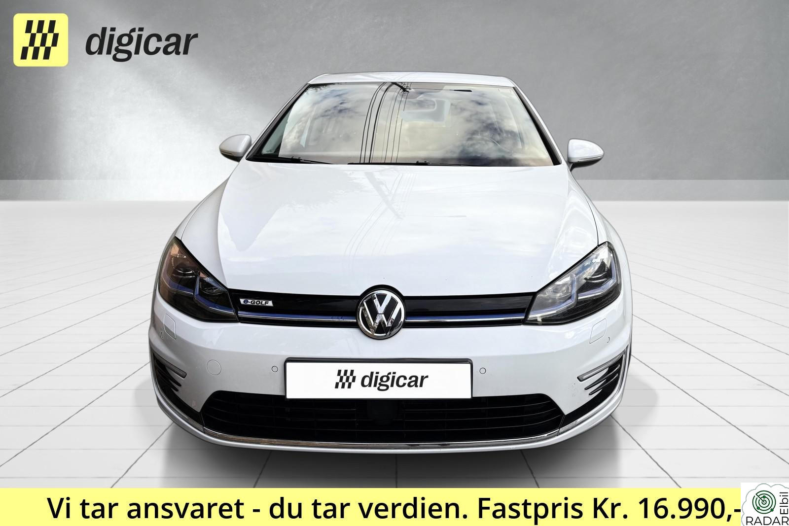 VOLKSWAGEN GOLF e-Golf / Acc / Varmepumpe / R. Kamera / DAB?