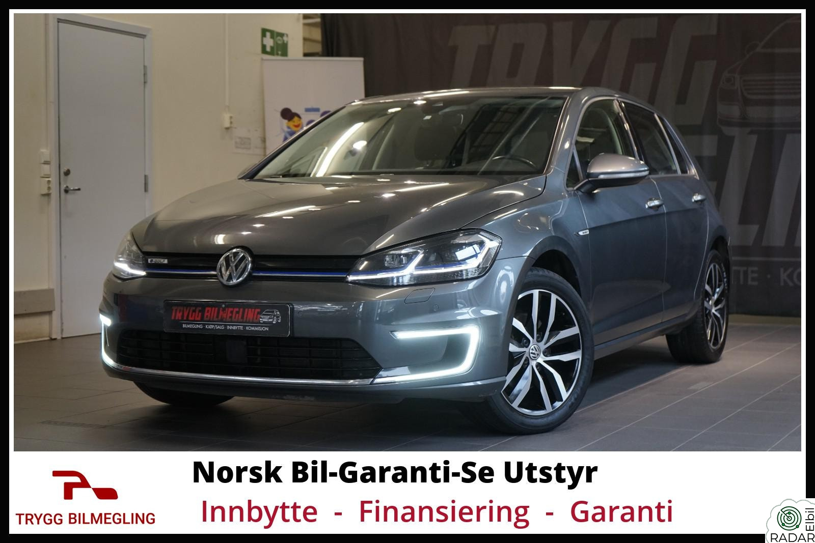 VOLKSWAGEN GOLF 100KW-EXCLUSIVE UTGAVE-NORSK BIL-GARANTI-SE UTSTYR++++