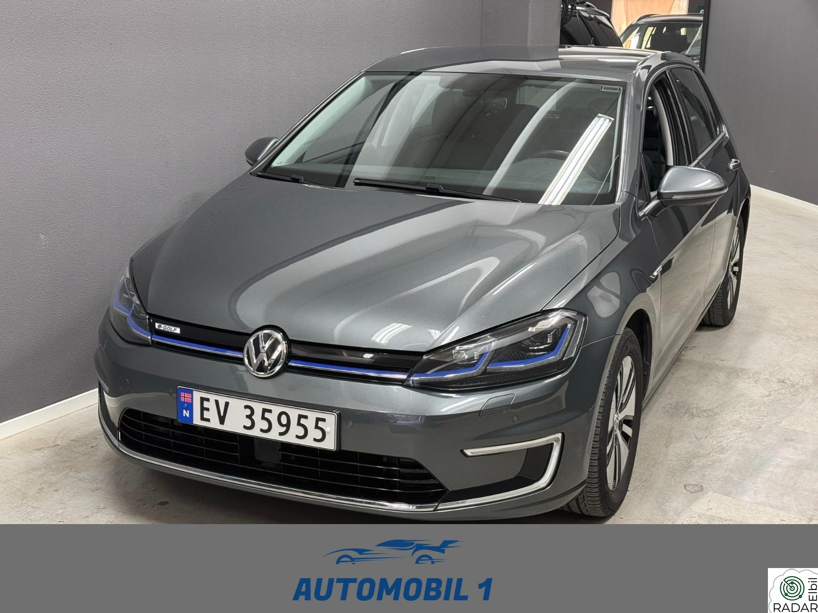 VOLKSWAGEN GOLF e-Golf 136hk, ACC, P.sensor, Skinn, Varmepumpe +++