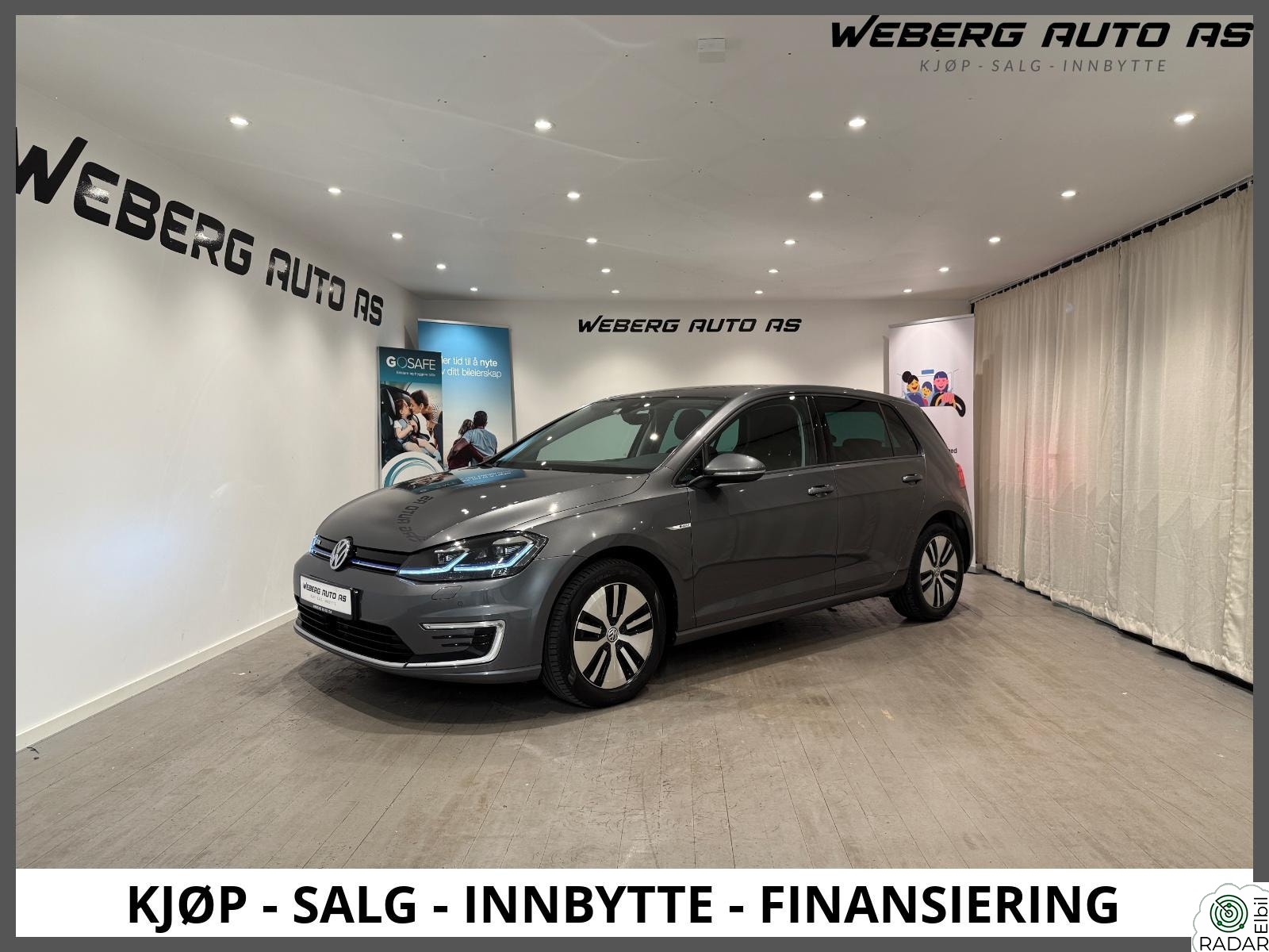 VOLKSWAGEN GOLF E-GOLF/300KM/ACTIVE INFO/NORSK/ACC/RKAM/NAVI/V.PUMPE