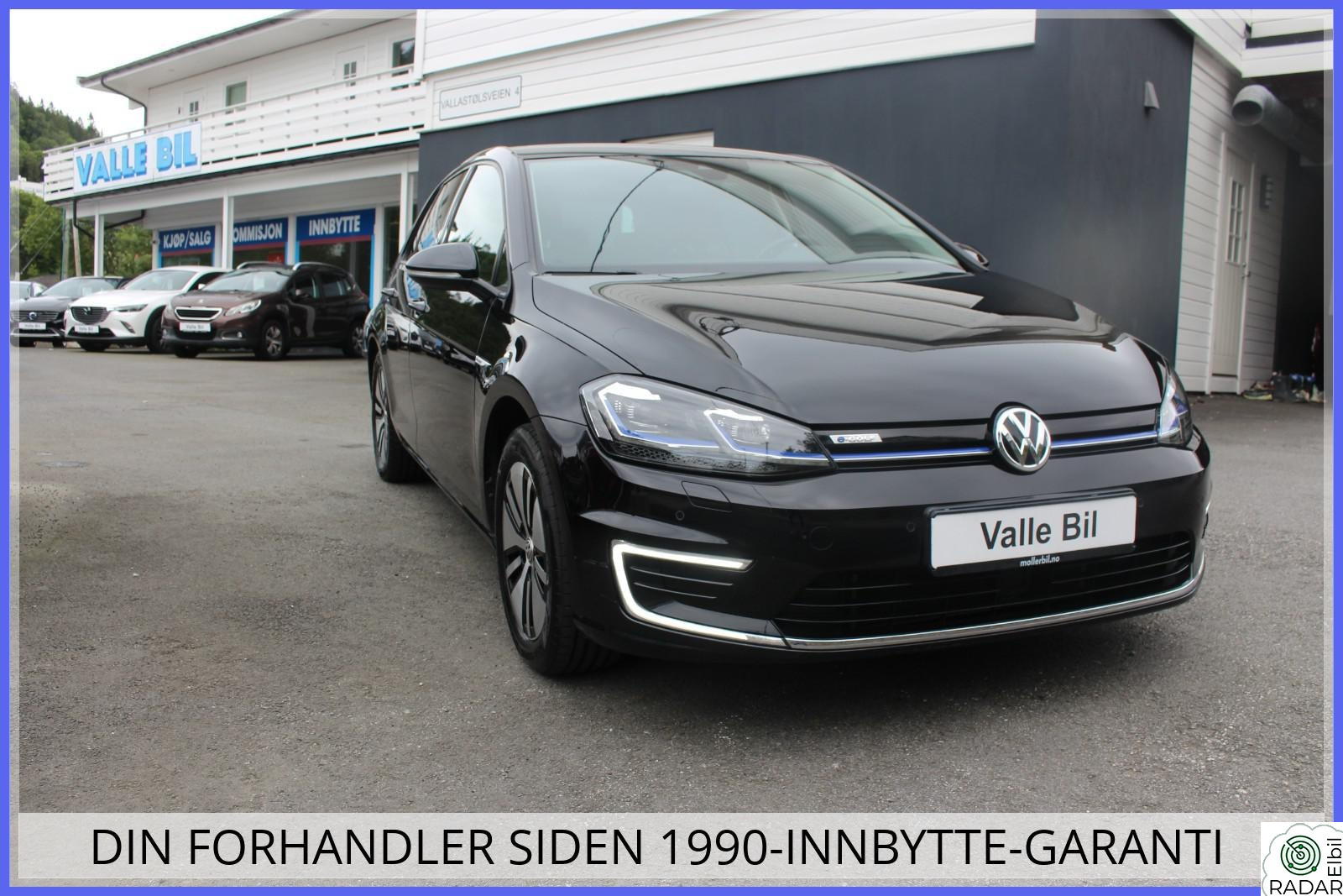 VOLKSWAGEN GOLF NORSK e-Golf/LAV KM/Skinn/Navi/ACC/Kamera/1 År Garanti