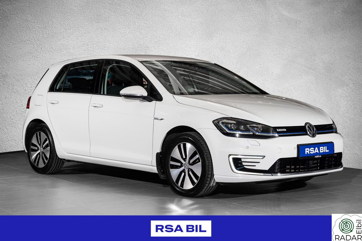 VOLKSWAGEN GOLF E-Golf, 136Hk, Varmepumpe, Garanti