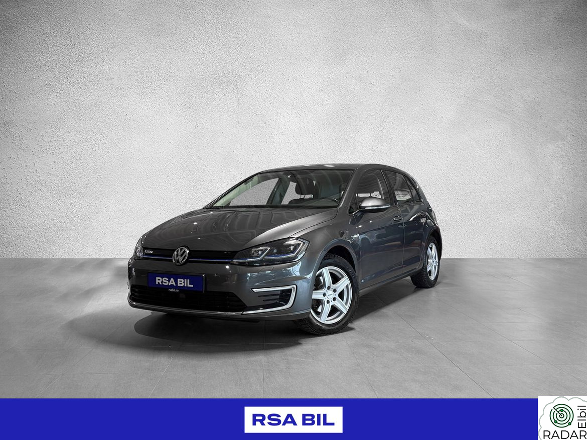 VOLKSWAGEN GOLF E-Golf, 136Hk, Varmepumpe, Garanti.
