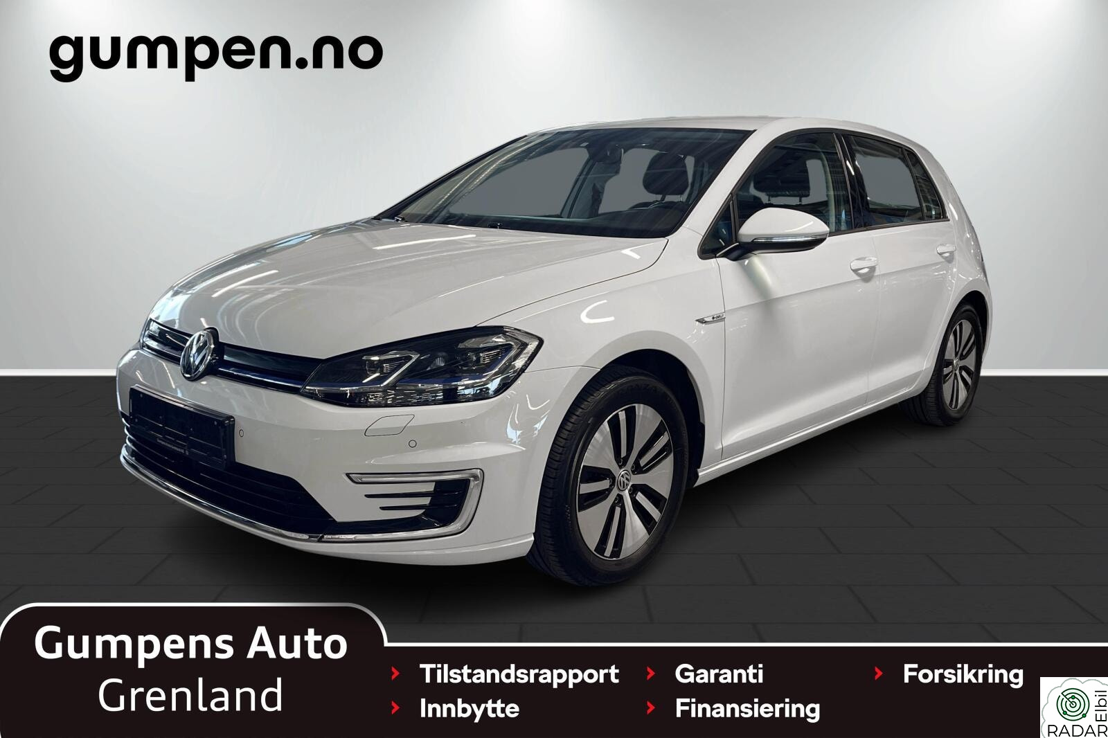 VOLKSWAGEN GOLF E-golf 136 hk * Kamera/Navi/Acc/Bi-Xenon/Varmepump/++