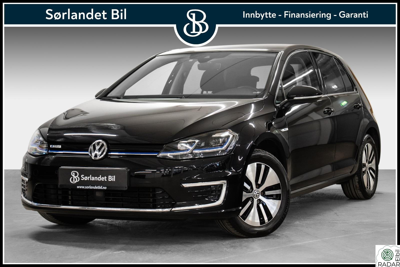 VOLKSWAGEN GOLF ELEKTRISK / 100KW / LAV KM! / ACC / NAVI / KAMERA