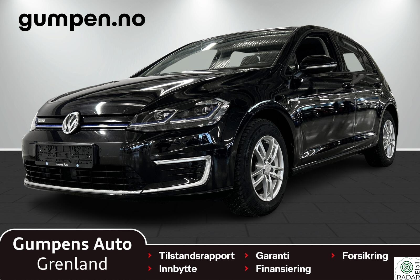 VOLKSWAGEN GOLF E-golf 136 hk * Navi/ACC/LED/Varmpumpe++