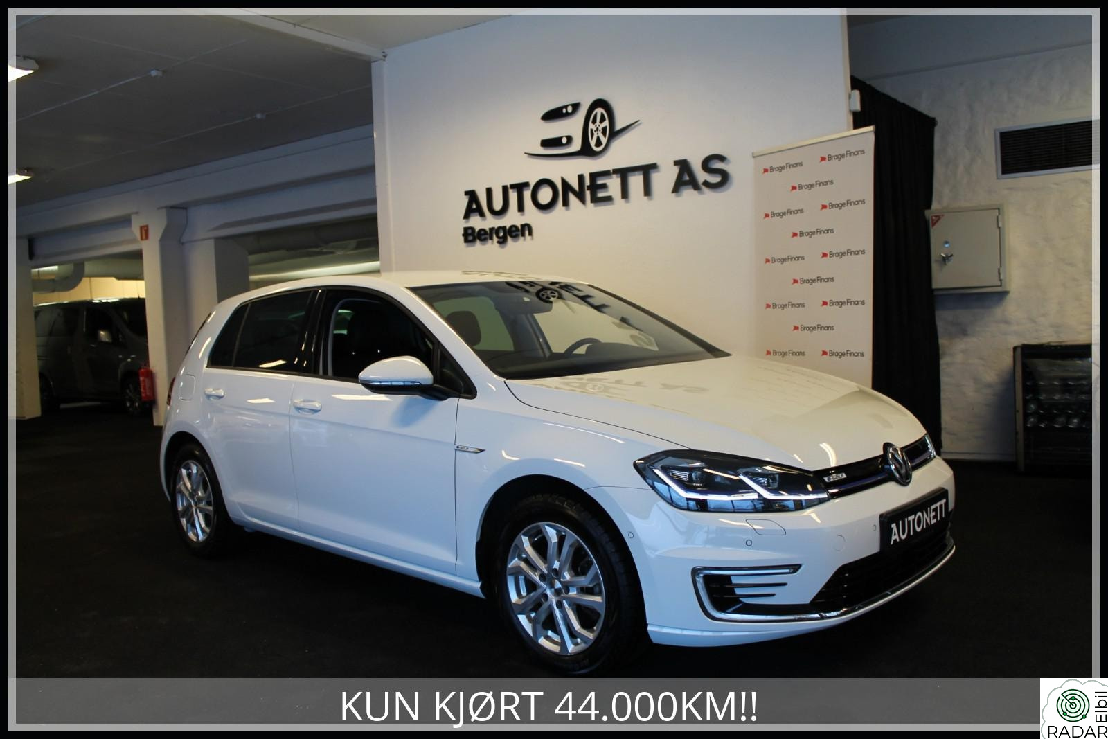 VOLKSWAGEN GOLF e-Golf,300KM,SKINN,DAB,EU-OK TIL 2028,12 MND.GARANTI!