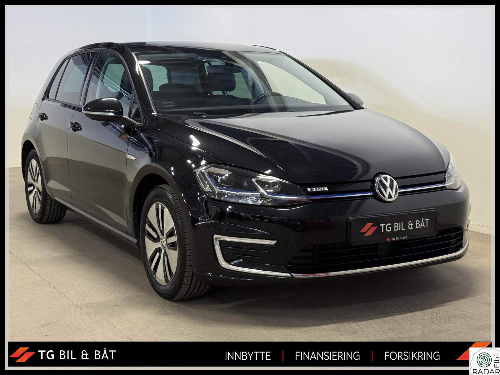 VOLKSWAGEN GOLF e-Golf Exclusive 136HK - ACC/SKINN/NAVI/DAB/RYGGE/NY EU