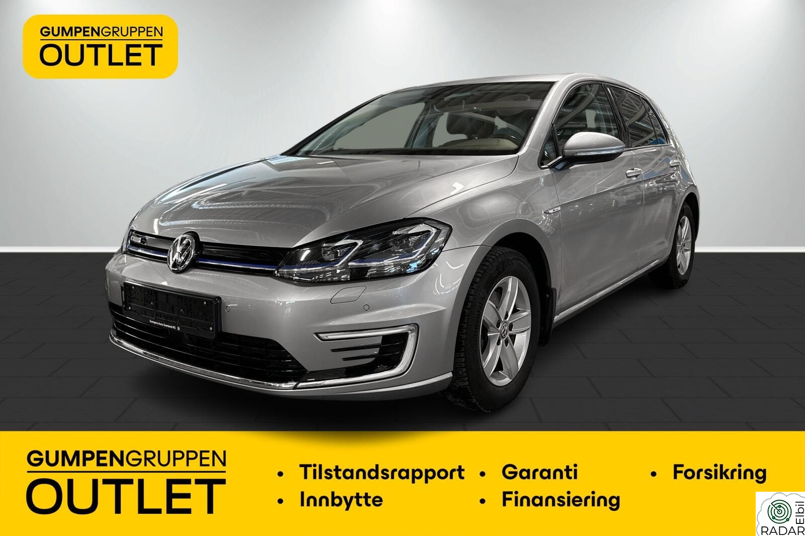 VOLKSWAGEN GOLF 136hk Exclusive  Skinn/Active info/Ryggekamera+
