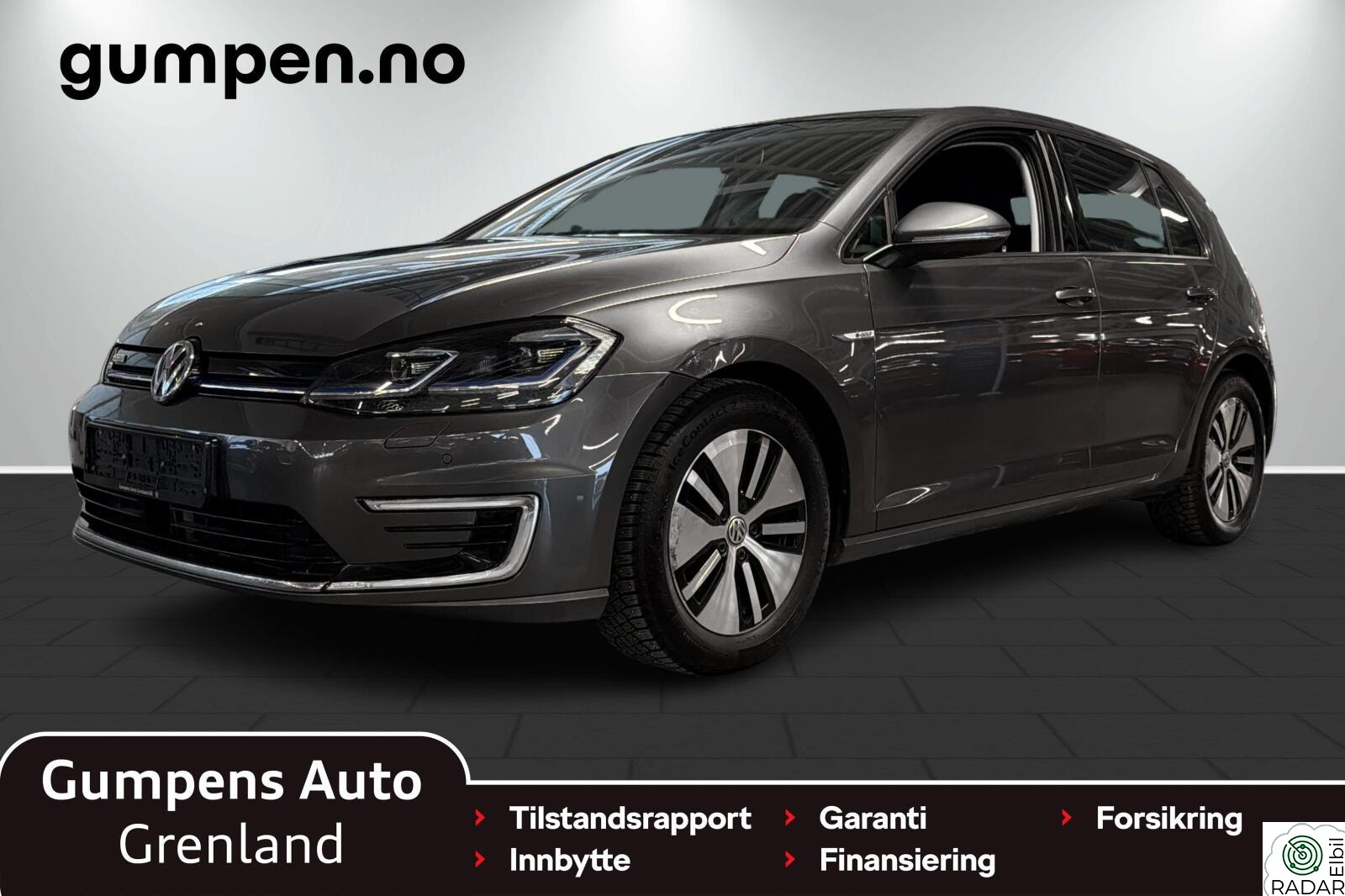 VOLKSWAGEN GOLF E-golf 136 hk * R.kam/Navi/ACC/LED++
